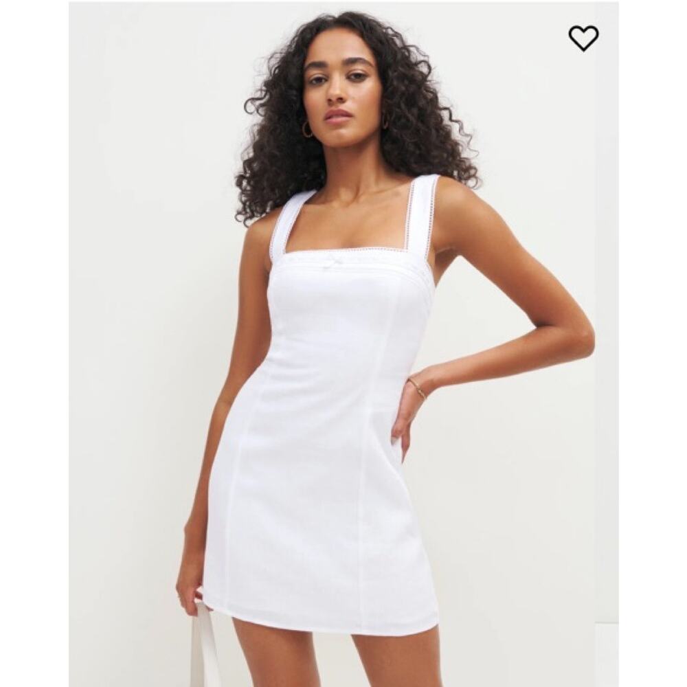 Reformation Elana Linen Dress - 6